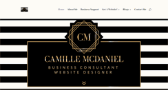 Desktop Screenshot of camillemcdaniel.com