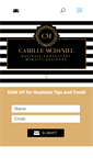 Mobile Screenshot of camillemcdaniel.com